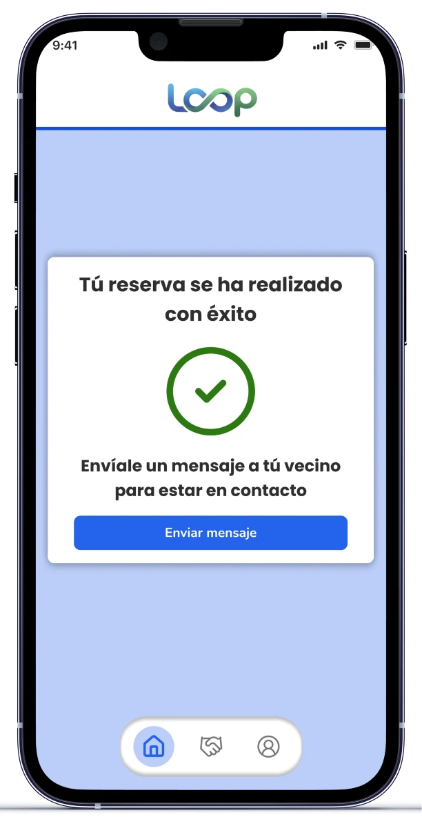 Pantalla de reserva confirmada